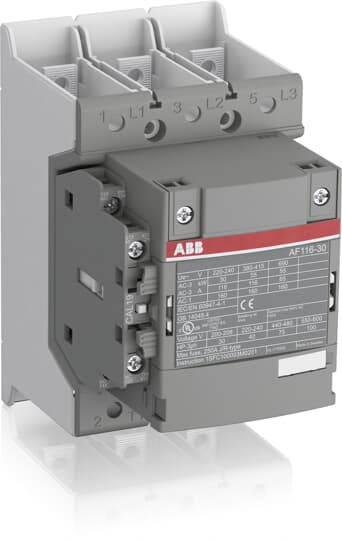 ABB - AF116-30-11B-12 Contactor 3P 116A 48-130VAC/D