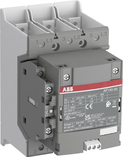 ABB - AF140-30-11B-31 Contactor 3P 24-60 VAC/20-60VDC-PL.