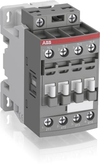 ABB - AF16-40-00-12 48-130V50/60HZ-DC Contactor CONT 4P 30A AC1 48-130V AC.