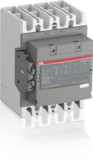 ABB - AF205-40-11-12 Contactor 4P 350A 48-130VAC/DC - efficiente e affidabile per applicazioni industriali.