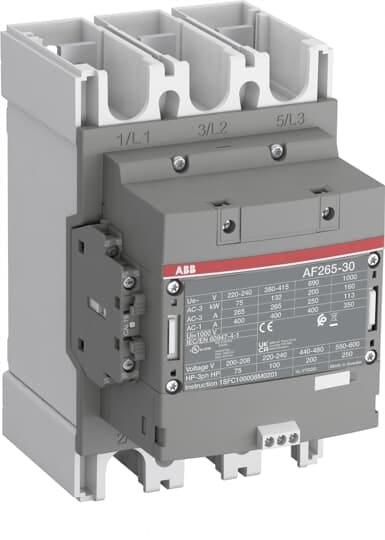 ABB - AF265-30-11-31 Contactor 3P 24-60 VAC/20-60VDC-PLC.