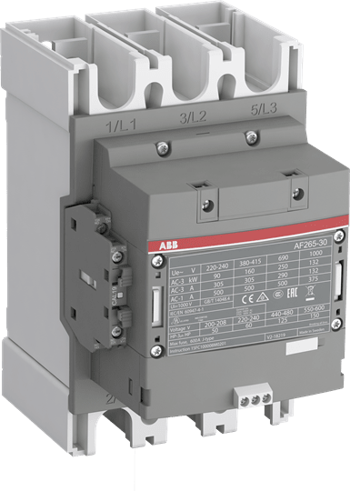 ABB - AF265-30-11-34 Contactor 3P 250-500VAC/DC-PLC.