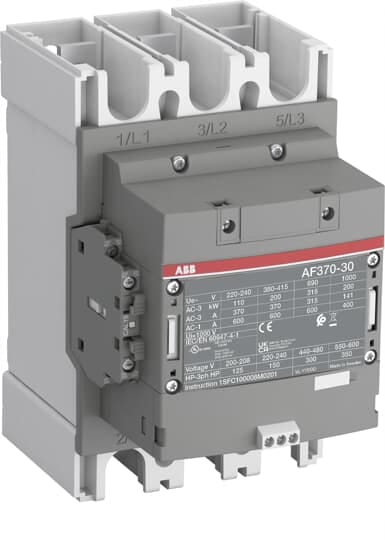 ABB - AF370-30-11-31 Contactor 3P 24-60 VAC/20-60VDC-PLC.