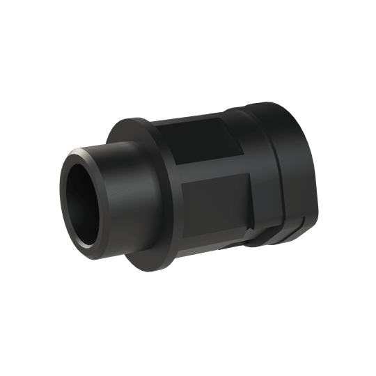 ABB - Conduit fitting straight M20 DN17 IP66 black smart line raccord M20 NW17 IP66 black. ALND-M207