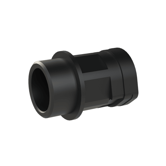 ABB - Conduit fitting straight M25 DN17 IP66 black smart line raccord M25 NW17 IP66 black.