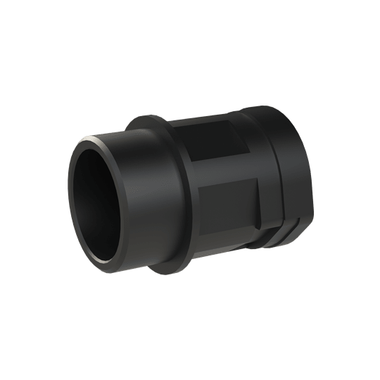 ABB - Conduit fitting straight M32 DN23 NW23 IP66 black smart line raccord M32 DN23 BK IP66.