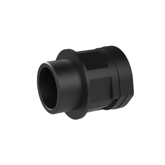 ABB - Conduit fitting straight M40 DN36 NW36 IP66 black smart line raccord DN36 M40 black IP66. ALND-M406