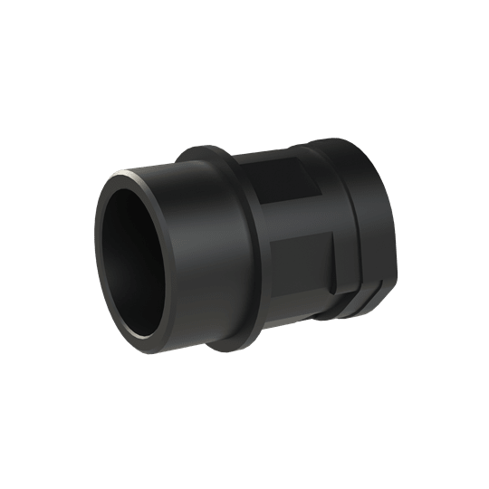 ABB - Conduit Fitting Straight M40 DN29 NW IP66 Black Smart Line Raccord DN29 M40 Black IP66.