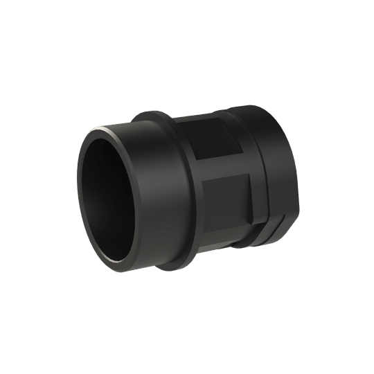 ABB - Conduit fitting straight M50 DN36 black IP66 for Smart Line system.