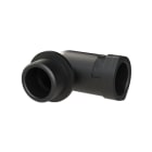 ABB - Conduit fitting 90 degree M20 NW12 IP66 black smart line connector DN12 M20 black. ALWD-M202