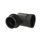 ABB - Connettore a 90 gradi per tubi M32 NW23 IP66 nero per linee elettriche.