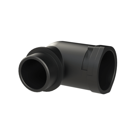 ABB - Conduit Fitting 90 Degree M32 NW29 IP66 Black Smart Line 90 Degree DN29 M32 Black.