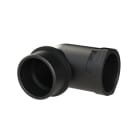ABB - Conduit fitting 90 degree M40 DN29 NW29 IP66 black for Smart Line, ensuring secure connections in any environment. ALWD-M409