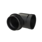 ABB - Conduit Fitting 90 Degree M63 NW48 IP66 Black Smart Line Connector 90G DN48 M63 Black