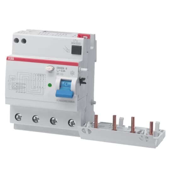 ABB - DDA204 B-25/0.3 AP-R Residual Current Device Block 4P 25A 300MA BLOCCO DIFF.