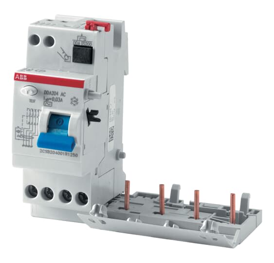 ABB - Blocco Differenziale DDA204 AC 25A 30mA Residual Current Device Block.
