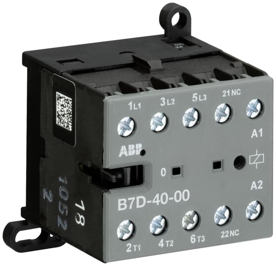 ABB - B7D-40-00-01 Mini Contactor 24VCC CON DIODO MINICONT. B7D400001