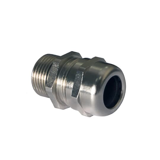 ABB - Pressacavo M25 Ottone Nichelato 13-18mm con Filettatura M25x1.5x12 e Diametro F.8mm. BCG-M254