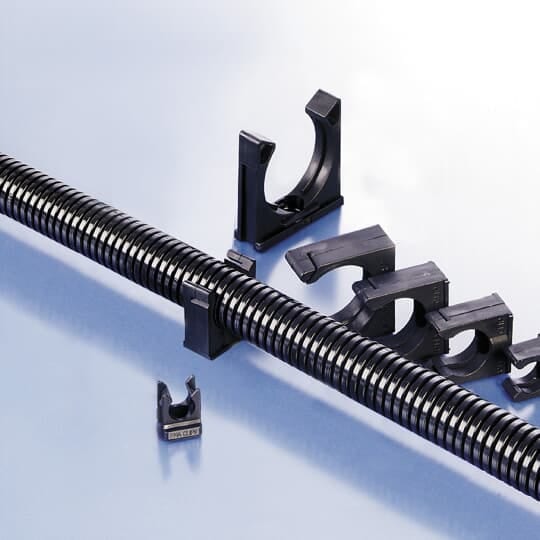 ABB - PMACLIP, COFLEX NW14, PMAFLEX NW01, SUPP.FISS.GUAINE APRIBILI DN14 PA6 BK.