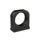 ABB - Conduit 1pc support e fascetta completa in PA6 nero DN29 per installazioni elettriche.