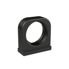 ABB - Conduit 1pc support e fascetta completa in PA6 nero DN29 per installazioni elettriche.