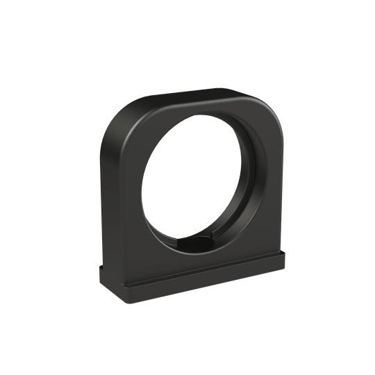 ABB - Conduit 1pc support e fascetta completa DN36 in PA6 nero per installazioni elettriche.