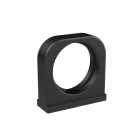 ABB - Conduit 1pc support e fascetta completa DN36 in PA6 nero per installazioni elettriche.
