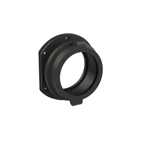 ABB - FTNG PA6 NW70 FLANGE BLACK RACCORDO A FLANGIA DIRITTO DN070 PA6 NERO IP6. BGG-70