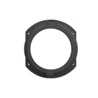 ABB - Raccordo a flangia diritto DN95 PA6 nero IP65 per applicazioni industriali.