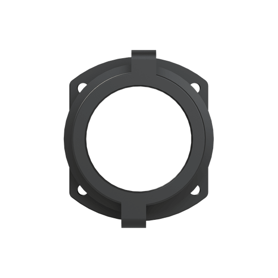 ABB - Fitting PA6 NW56 Flange Racc Jumbo DN56 IP68 Black