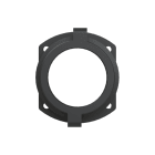 ABB - Fitting PA6 NW56 Flange Racc Jumbo DN56 IP68 Black