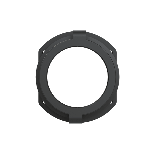 ABB - Raccordo Jumbo Diritto DN070 PA6 NW70 Flange IP68 Nero.