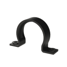 ABB - Fascetta a omega DN56 PA6 nera per condotti, con 2 viti di fissaggio. BGH-56