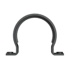 ABB - Fascetta a Omega DN95 PA6 nera per condotti, con doppia vite di fissaggio.