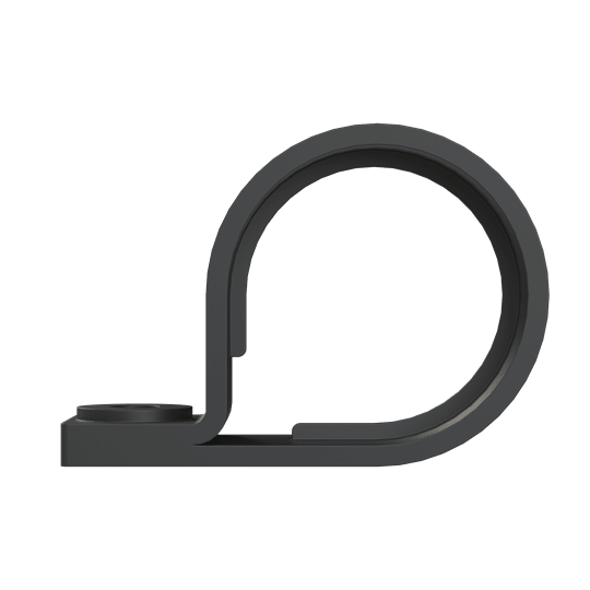 ABB - Fascetta chiusa con vite in PA6 nero per condotti NW29 DN29. BGL-29