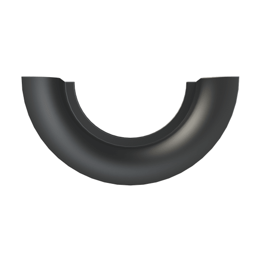 ABB - Half shell conn NW17 inserto per staffe BSH-R17 DN17 PA6 nero.