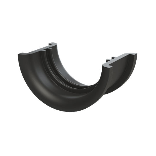 ABB - Half shell conn NW36 crse PA6 BLK inserto per staffe BSH-R36 DN36 PA6 BK.