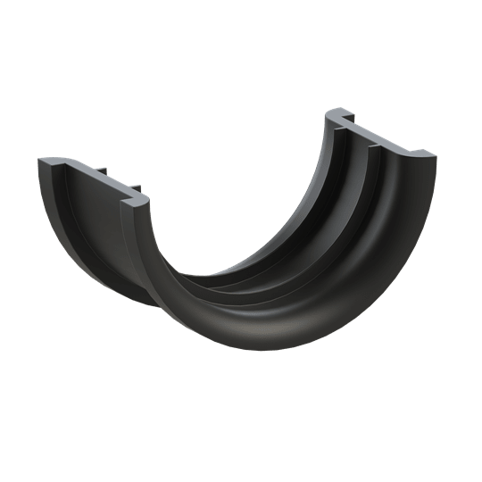 ABB - Half shell conn NW48 fine PA6 black inserto staffe BSH-R48 DN48 PA6 black. BGN-S48T