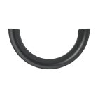 ABB - Half shell connettore NW70 PA6 nero per staffe BSH-R48 DN070. BGN-S70G