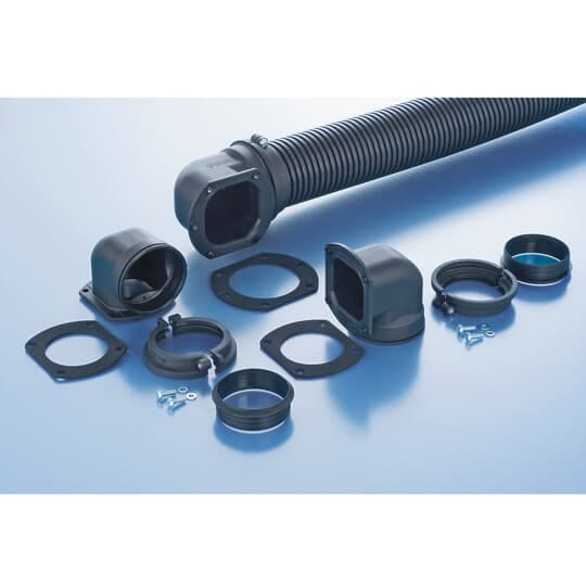 ABB - Raccordo a flangia 90 gradi DN56 PA6 nero IP65 NW56.