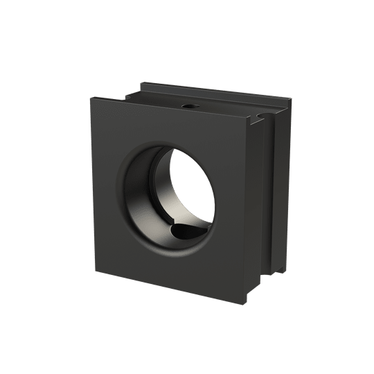 ABB - Supporto sovrapponibile in nylon nero DN29 per sistema di supporto NW29. BGP-29