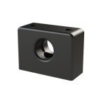 ABB - Supporto sistema incernierato DN17 nero in poliammide con sovrapposizione.