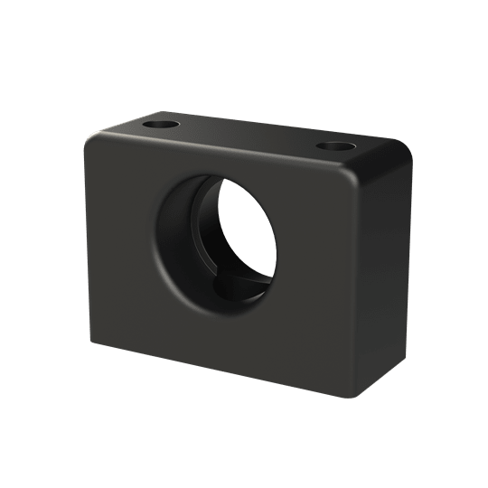 ABB - Supporto sistema PA6 incernierato DN23 nero.