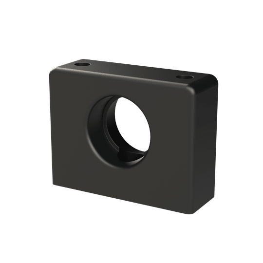 ABB - Supporto sistema incernierato DN29 nero in poliammide 1 pezzo. BGPS-29