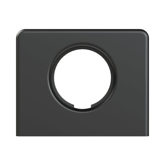 ABB - Supporto System PA6 NW48 1-pezzo nero sovrapposto incernierato DN48. BGPS-48