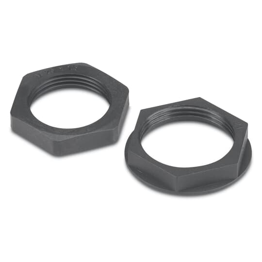 ABB - Ghiera antiabrasione M20 PA6 nera per bloccaggio efficace.
