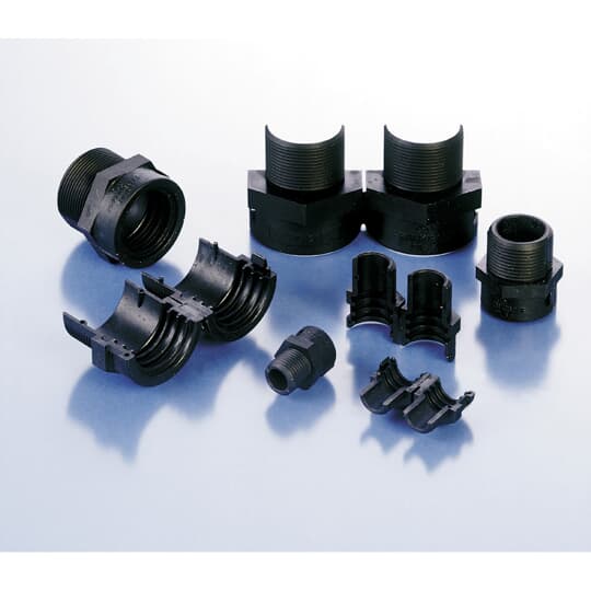 ABB - Raccordo divisibile DN29 M40 PA6 IP54 Nero. BLNO-M409