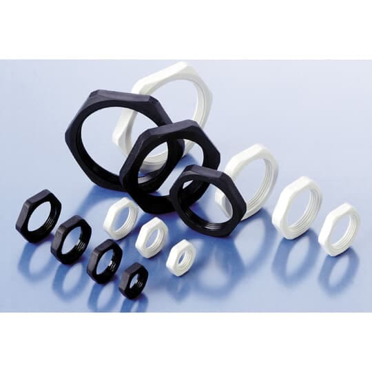 ABB - Locknut in nylon PG11 PA6 nero.