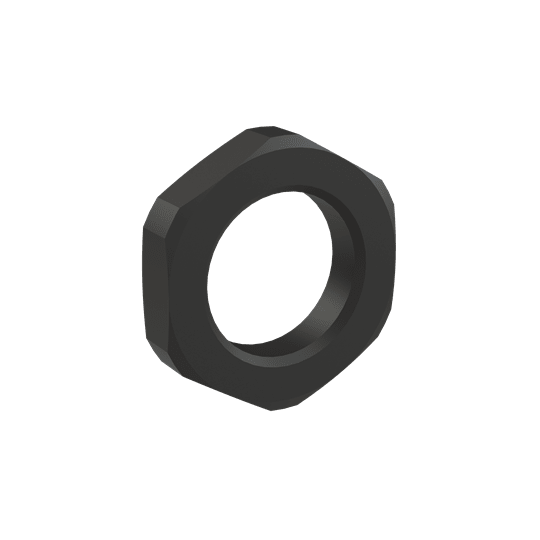 ABB - Locknut PA6 M16x1.5 Black Ghiera in Nylon M16 PA6 Black