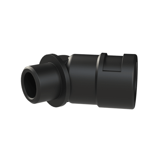 ABB - Raccordo 45 gradi M16 DN12 IP66 CSA PA6 nero.